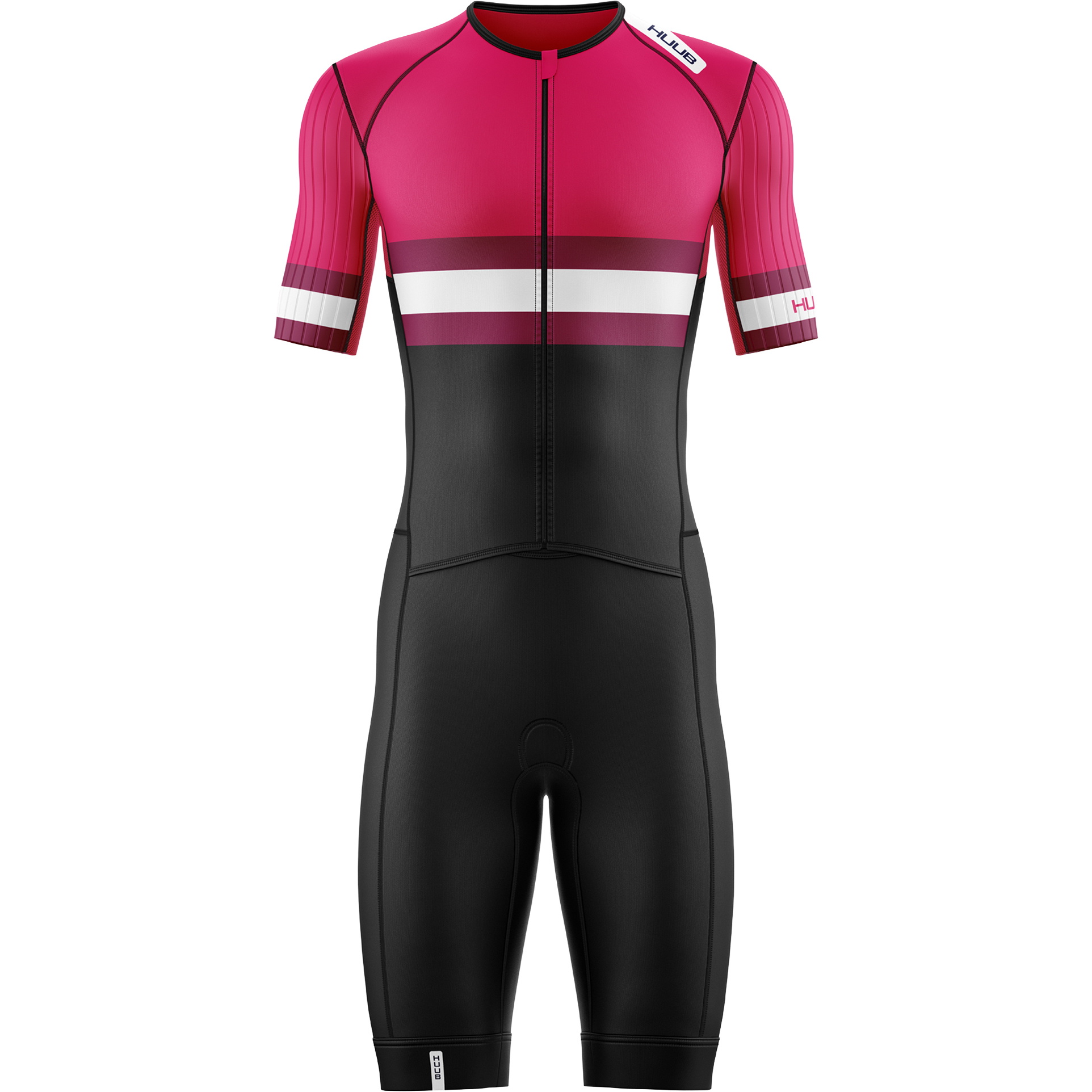 2026 HUUB Mens Tri Band Pro Tri Suit TRIBPTSBW - Burgandy / Wine